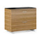 Sequel 20 Lateral File Cabinet  option 6116 WL/S - Natural Walnut/Satin Nickel