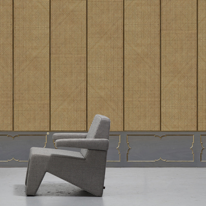 Wainscoting Webbing Wallpaper