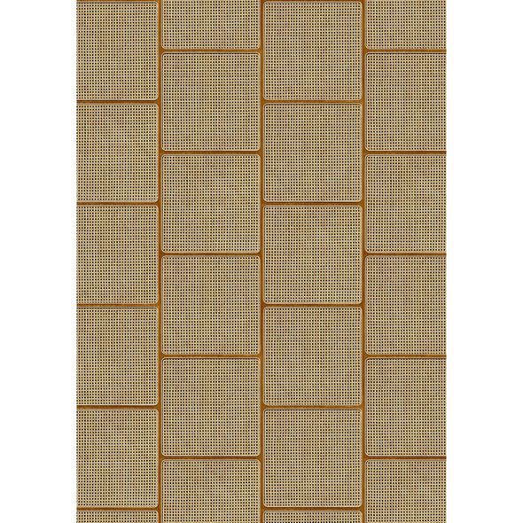 Square Rope Webbing Pattern NLXL Square Webbing Wallpaper - 2Modern