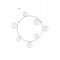 Hubble Bubble Chandelier  option Seven Lights