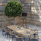 Club Lounge Solar LED Floor Lamp  option Amber