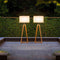 Club Lounge Solar LED Floor Lamp  option Beige