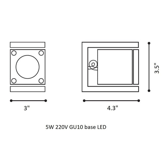Q-Bic Wall Rotating Light