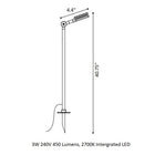 Brass Outdoor Bollard Lamp