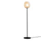Bloom Floor Lamp  option Nickel Plated / Matt Black with White