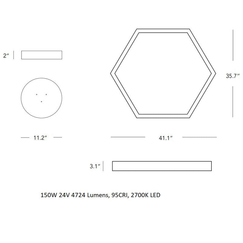 Hex Pendant Light