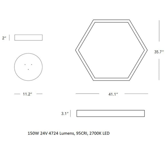 Hex Pendant Light
