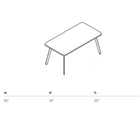 Rockwell Unscripted Rectangular Easy Table