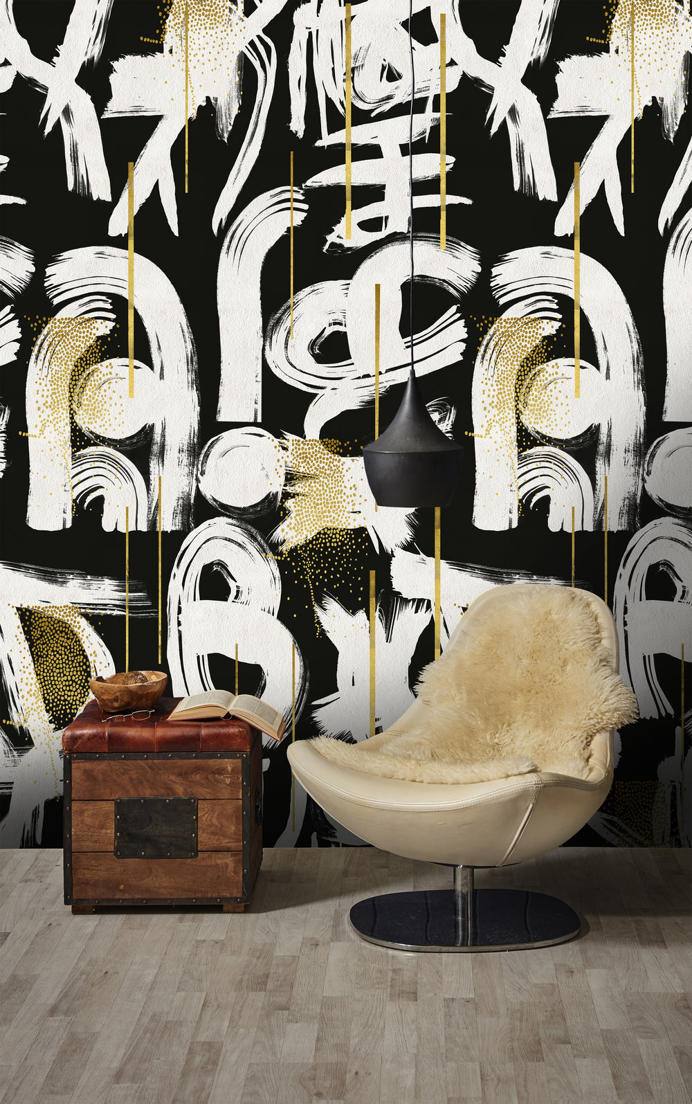 Gestural Abstraction Wallpaper