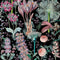 Garden Of Eden Wallpaper  option Black
