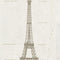 Grand Eiffel Wallpaper Sample Swatch  option Taupe Sample