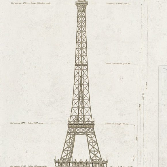 Grand Eiffel Wallpaper Sample Swatch