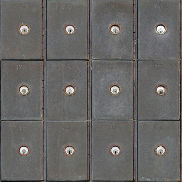 Industrial Metal Cabinets Wallpaper