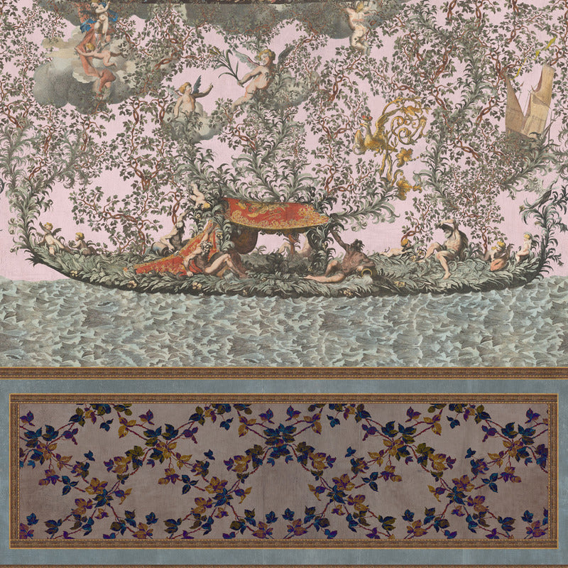 Journey To Eden Pink Wallpaper