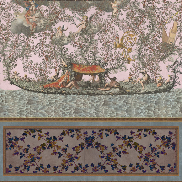 Journey To Eden Pink Wallpaper