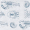 Lobster Wallpaper  option Blue/White