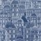 Louvre Wallpaper Sample Swatch  option blue Sample