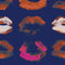 Neon Kiss Wallpaper  option Indigo