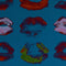Neon Kiss Wallpaper Sample Swatch  option Blue Sample