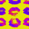 Neon Kiss Wallpaper Sample Swatch  option Yellow Sample