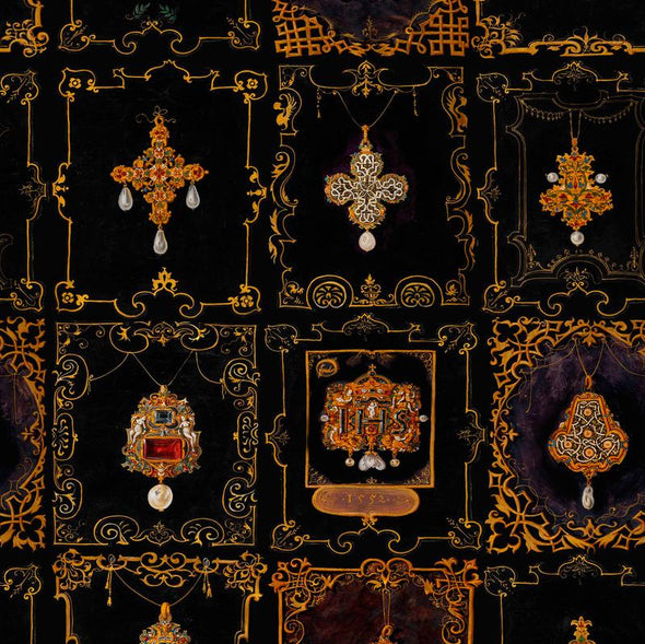 Anna's Jewelry Wallpaper Sample Swatch