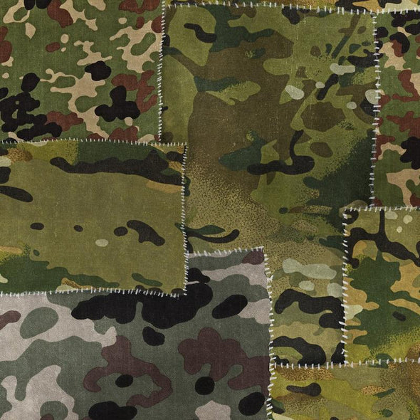 Camo Wallpaper Sample Swatch