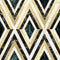 Diamonds Metallic Wallpaper Sample Swatch  option Brass Sample