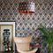 Diamonds Metallic Wallpaper  option Copper