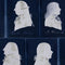 Dutch Portraits Wallpaper Sample Swatch  option Blue Sample