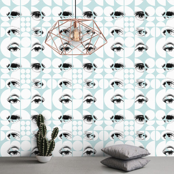 Eyes And Circles Wallpaper