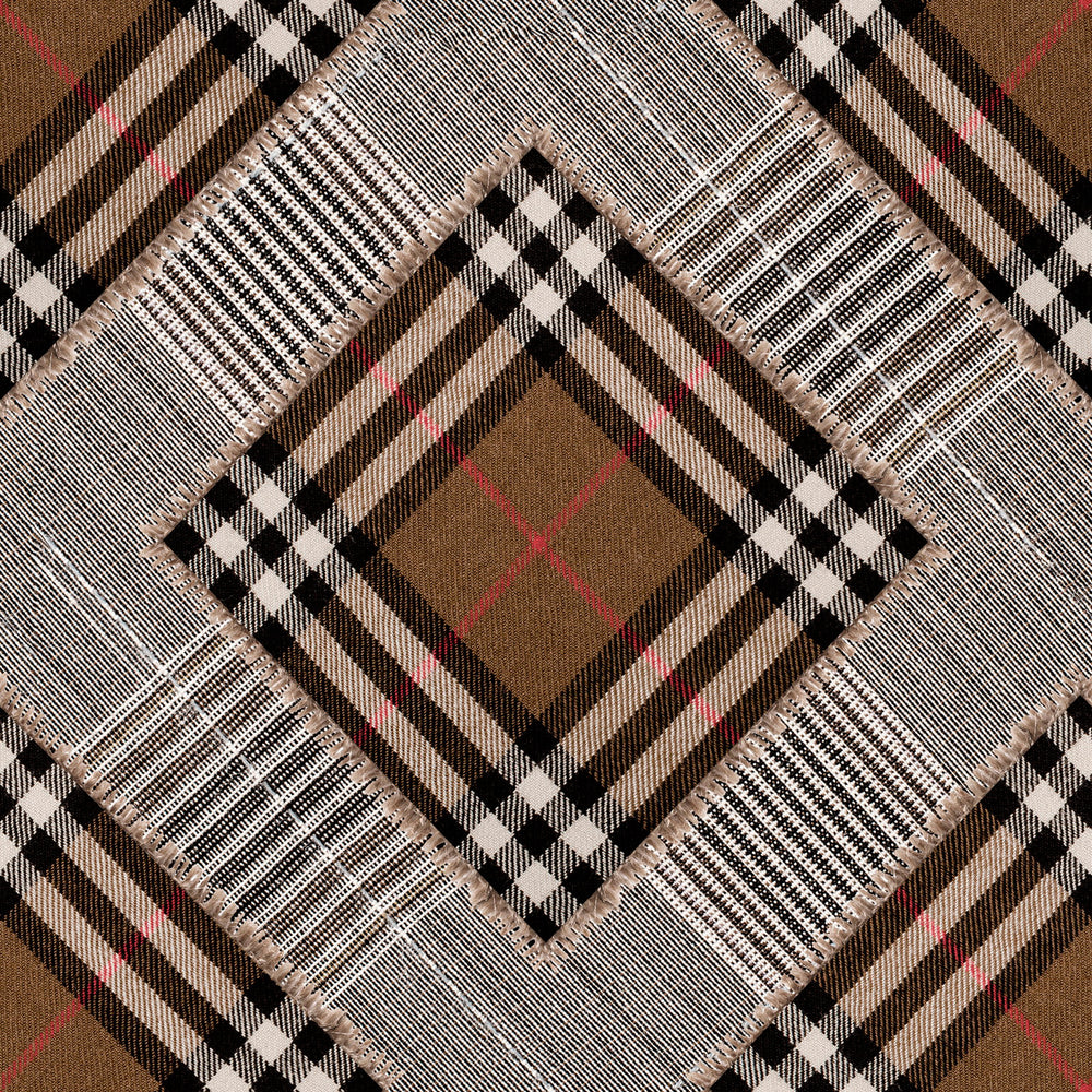 Checkered Patchwork Wallpaper