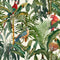 Parrots Of Brasil Wallpaper  option White