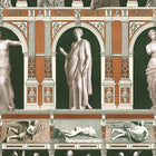 Statues Antique Wallpaper Sample Swatch