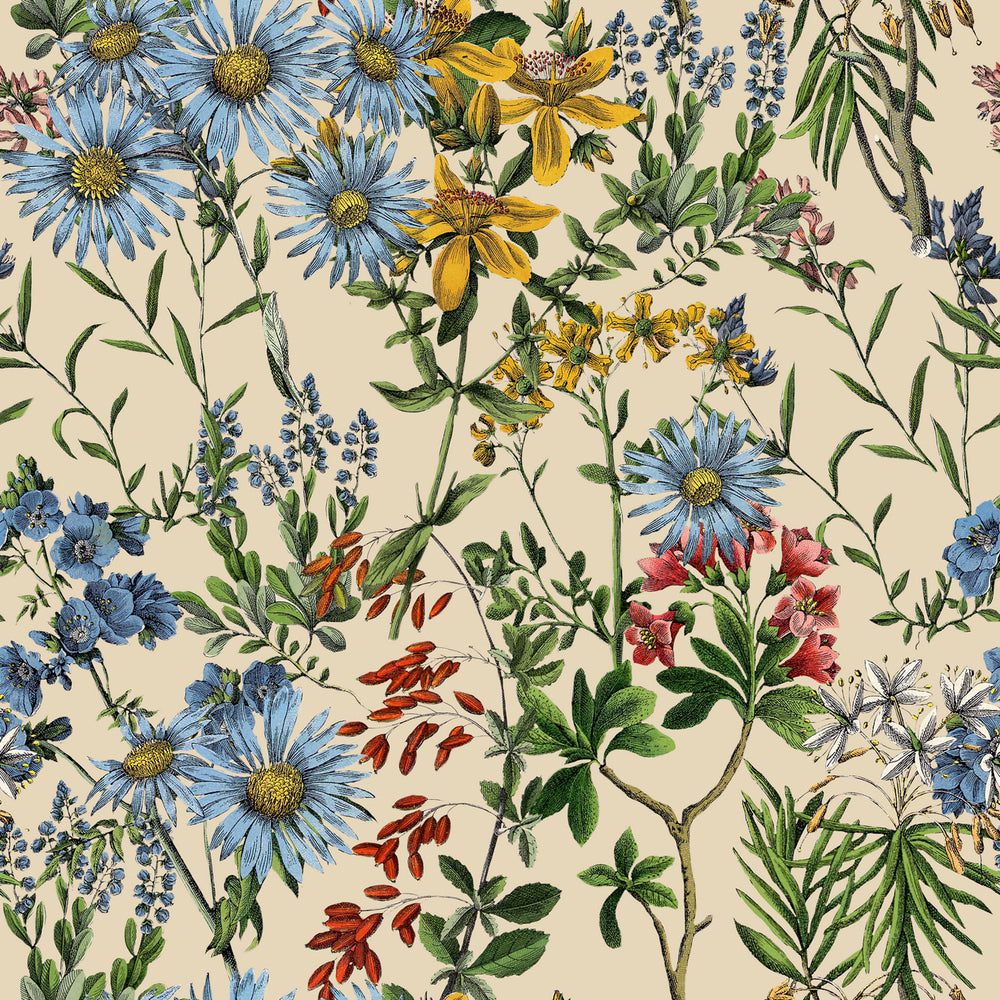 Summerish Wallpaper Sample Swatch
