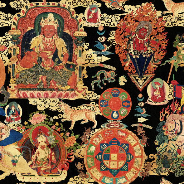 Tibetan Tapestry Metallic Edition Wallpaper