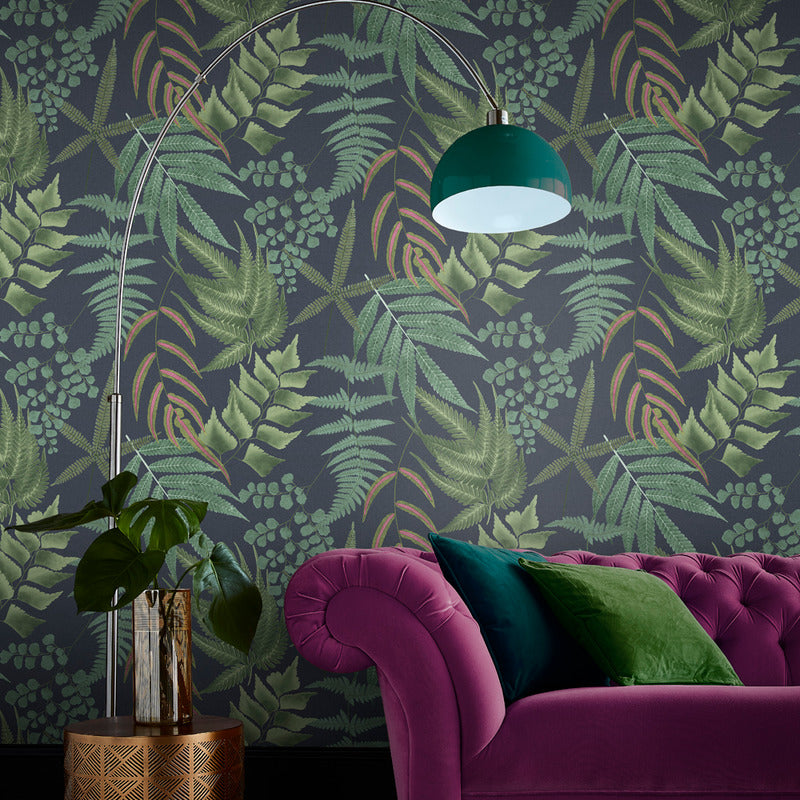 Midsummer Fern Wallpaper