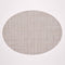 Thatch Oval Table Mat (Set of 4)  option Pebble