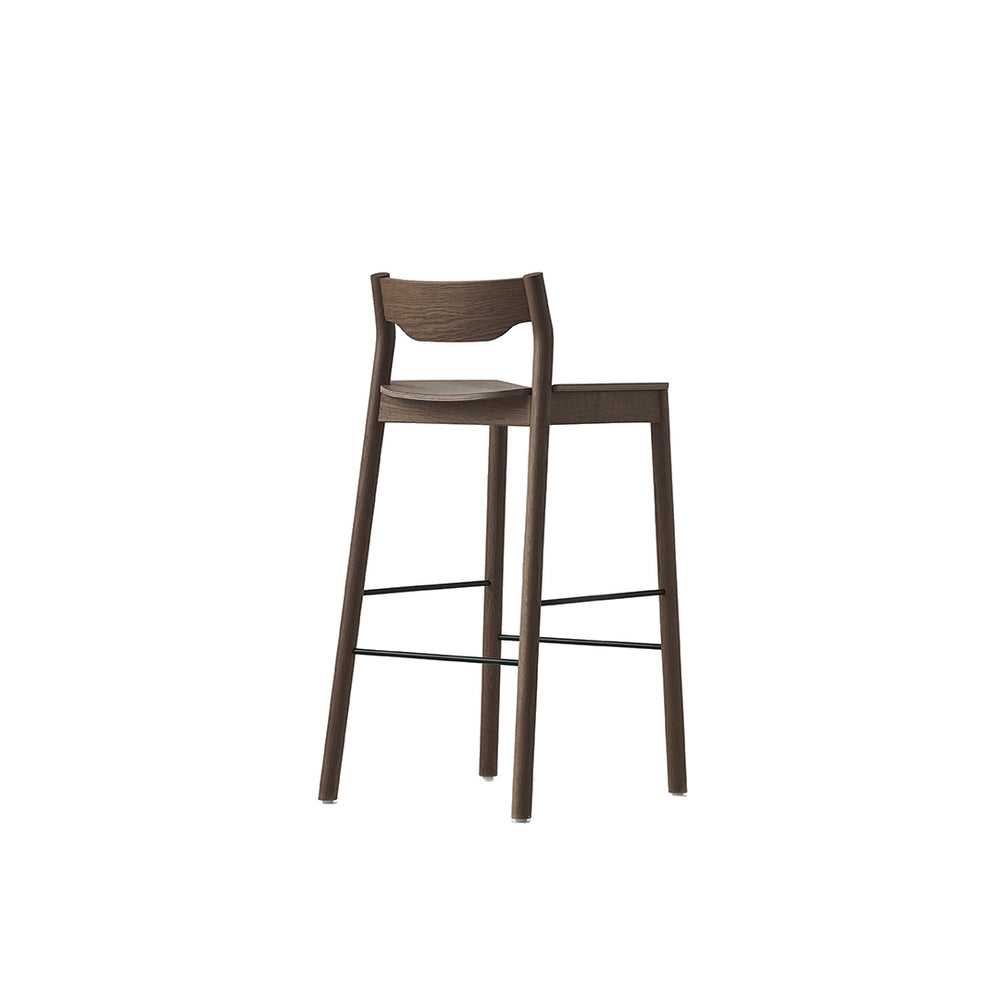 Tangerine Stool with Back
