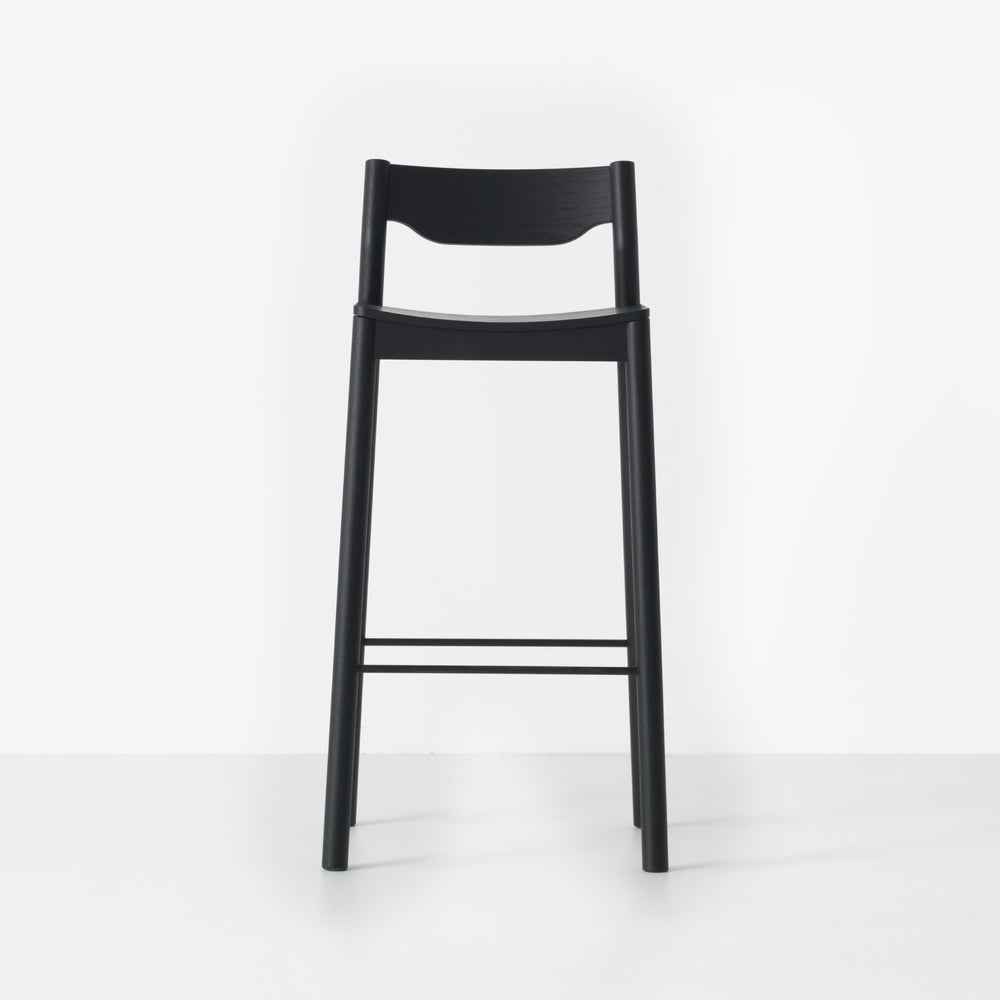Tangerine Stool with Back