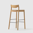 Tangerine Stool with Back