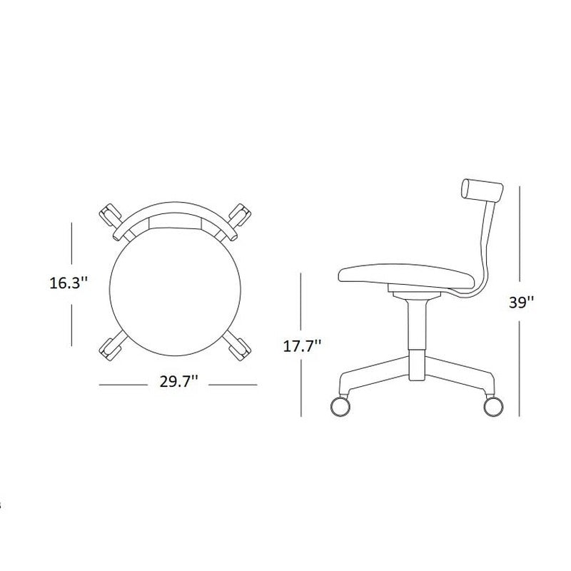 Jiro Swivel Upholstered Chair
