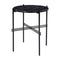 TS Round Side Table  option Black Marquina Marble