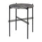 TS Round Side Table  option Grey Emperador Marble