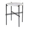 TS Round Side Table  option White Carrara Marble