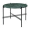 TS Round Coffee Table  option Green Guatemala Marble