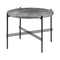 TS Round Coffee Table  option Grey Emperador Marble