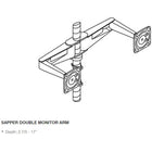 Sapper™ Monitor Arm Collection - Easy Order Double Arm Kits