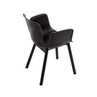 Juli Plastic Chair with Wood Leg