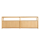 Open Plan Long and Low Bookcase