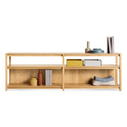 Open Plan Long and Low Bookcase